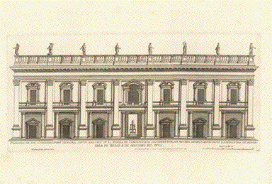 Palazzo de Sig. Conservatori di Roma Sotto Araceli